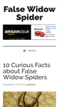 Mobile Screenshot of falsewidowspider.com